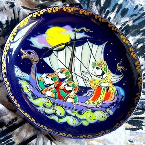 Rosenthal Bjørn Wiinblad collector's plate # 1 in "Sinbad the Sailor" series